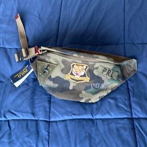 Polo Ralph Lauren Tiger-Patch Camo Canvas Waist Pack